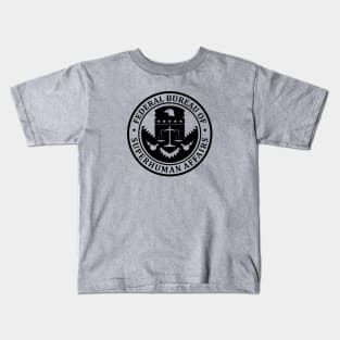 Bureau Of Superhuman Affairs Kids T-Shirt